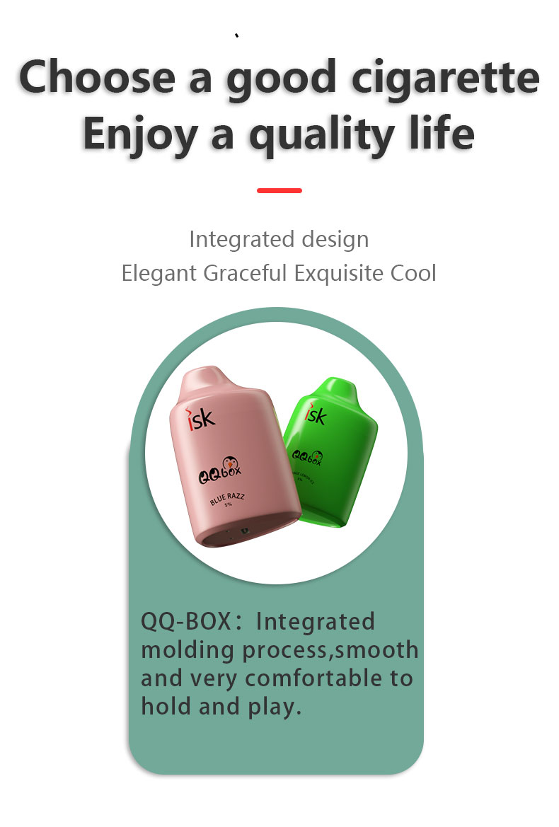 QQ-Box可充電一次性電子烟5000口一體式烟杆烟油13ml